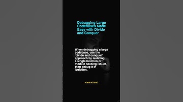 Debugging Large Codebases Made