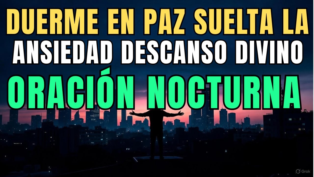 Oración Poderosa para DORMIR en PAZ y SOLTAR ANSIEDAD | Descanso Profundo HOY