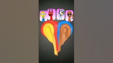 Mixed Color Sprunki! #sprunki #colormixing #brainrot #meme #clay #satisfying