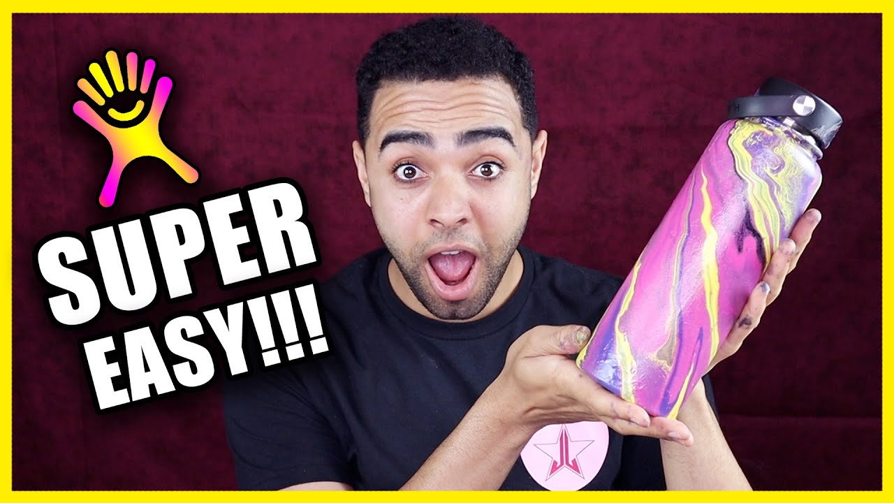 Custom HYDRO FLASK | Easy DIY Hydro Dip - YouTube