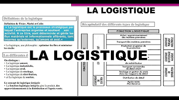 Quels sont les moyens logistiques ?