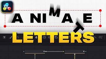 Animating Individual Letters on One Node in DaVinci Resolve