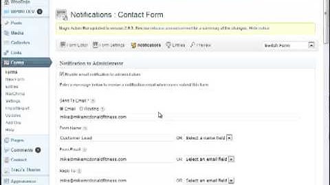 Modify Gravity Form Email Notifications
