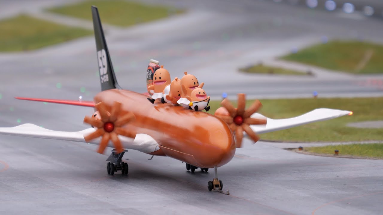 アンチモ？飛行機ミニチュア SMALL WORLDS TOKYO 
