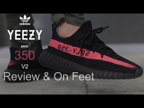 adidas Yeezy 350 Boost v2 Black Red 
