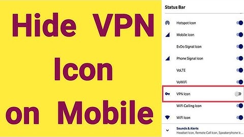 how to hide VPN icon on mobile | how to hide VPN icon on Android | how to hide VPN icon on Samsung