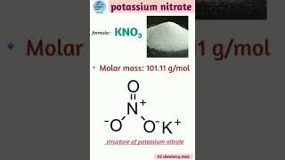 Potium Nitrate Kno₃Formula,Molar M And Structure Of Kno3