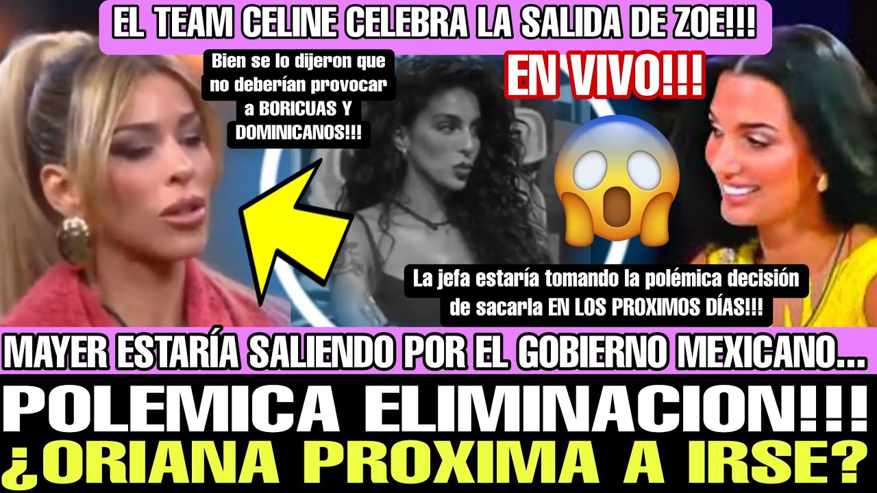 😱 CELINE SE BURLA DE ZOE! ¿POLÉMICA POR NUEVO LÍDER? ORIANA LA CASA DE LOS FAMOSOS EN VIVO TELEMUNDO