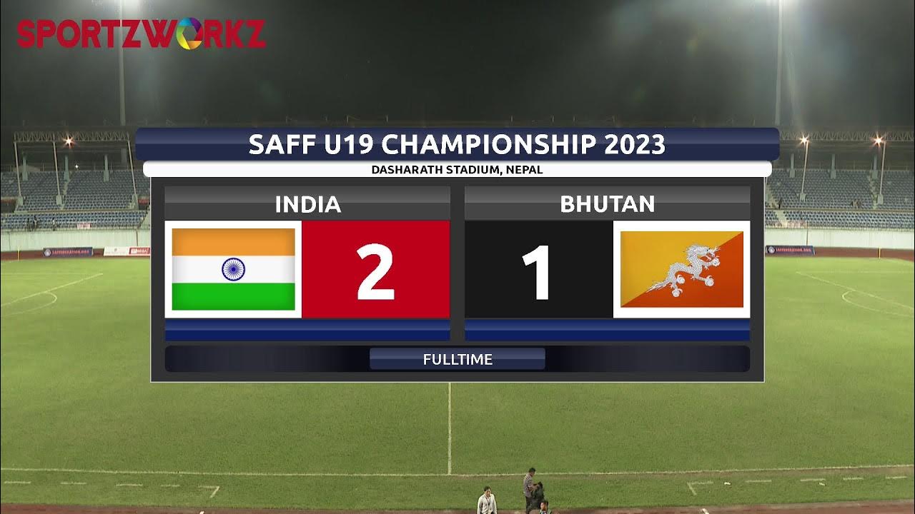 Match 6 | India vs Bhutan | SAFF U19 Championship 2023 | Nepal - YouTube