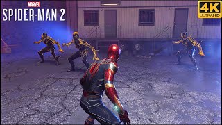 The Iron Spiders vs Symbiotes - Marvel's Spider-Man 2 (4K 60FPS)
