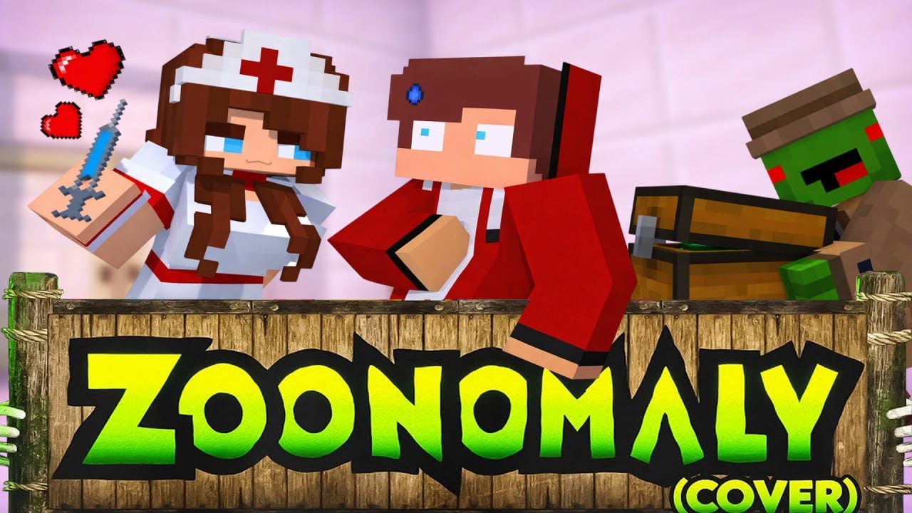 MAIZEN JJ’s wife is a Nurse! maizen Minecraft Animation -Zoonomaly Theme Song (COVER)