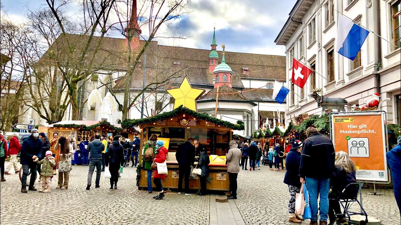 Lucerne 🇨🇭 Magical spirit of Christmas❄️| Switzerland