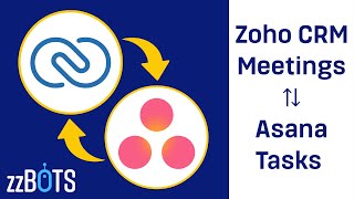 How to 2-Way Sync Zoho CRM Meetings With Asana | zzBots