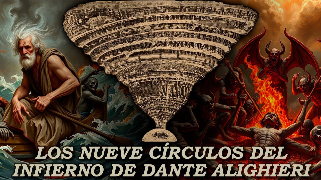 Los 9 Círculos del Infierno de Dante Alighieri - La Divina Comedia