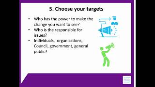 Module 9  - Key steps in campaigning - BSCO