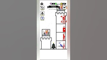 Stick hero tower defense 😈 level 8 #stickman #levelup #maths #shorts