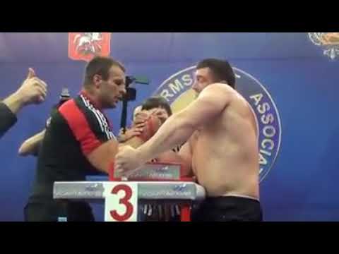 Russian arm wrestling until puke