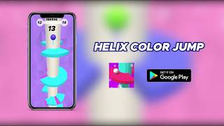 Helix Color Jump - 3D Promo Video screenshot 1