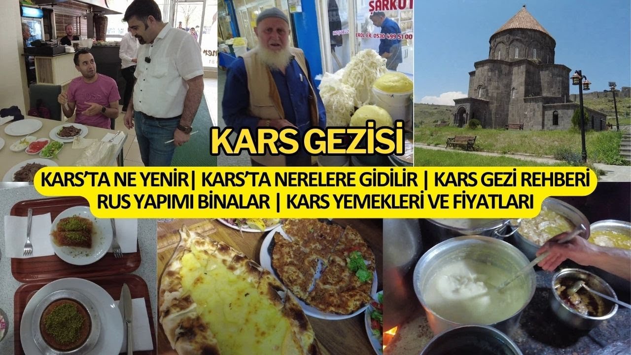 ❄️ Kars Gezi Rehberi | Kars'ta Ne Yenir 🍲 Kars'ta Nerelere Gidilir | Kars Peyniri 🧀 Rus Yapıları  🏰