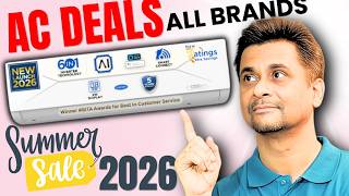 Best AC Deals - Summer Sale 2026 | Best 1.5 Ton AC 3 Star and 5 Star in Summer Sale | All Brands