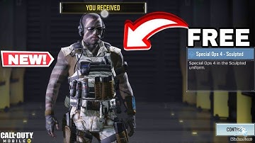 How to Get FREE Special Ops 4 - Sculpted Character in Cod Mobile 2023