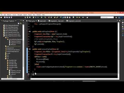 Android #100 Fragment Manager Transaction Replace