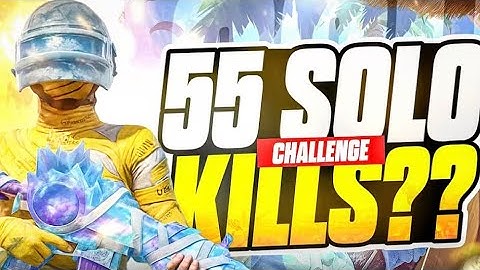 I MADE WORLD RECORD OF 55 SOLO KILLS IN NEW UPDATE | BGMI HIGHLIGHT