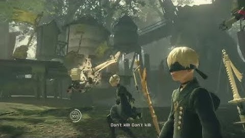 2B destroys all friendly machines in Pascal Village, what happens next - NieR Automata Chapter 5