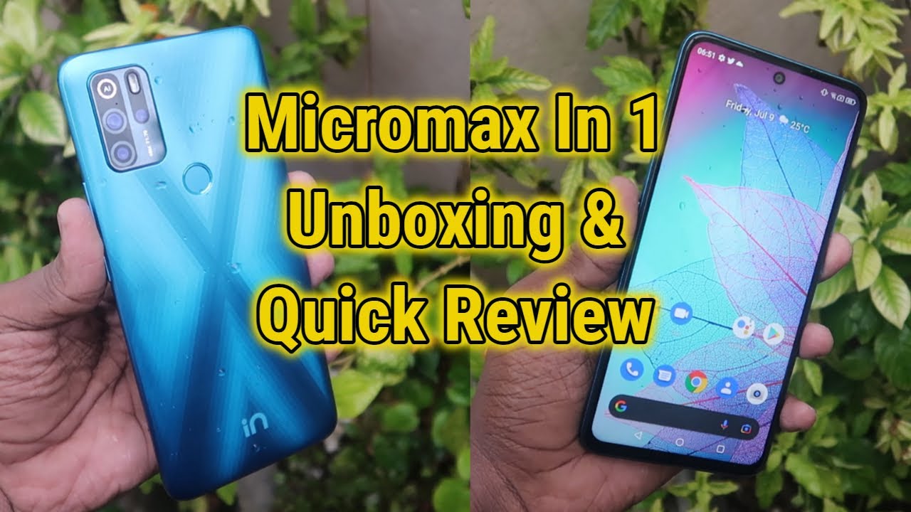 Micromax IN 1 Unboxing & Review 🔥 Camera Samples 😍 Stock Android 💥