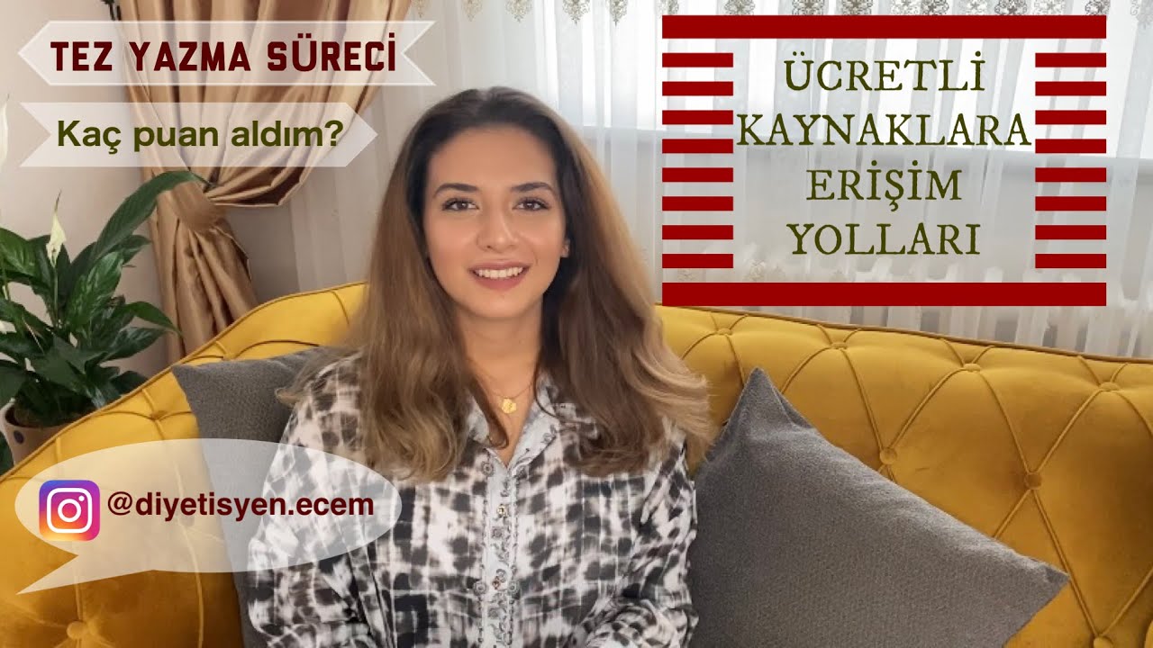 TÜM DETAYLARIYLA BESLENME VE DİYETETİK BİTİRME TEZİ| Ücretli kaynaklara