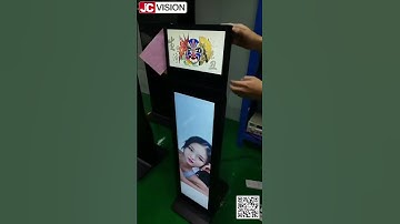 Double Your Productivity! JCVISION Dual Screen LCD Display - Multitasking Made Easy