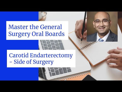 Carotid Endarterectomy  - Side of Surgery and Indications