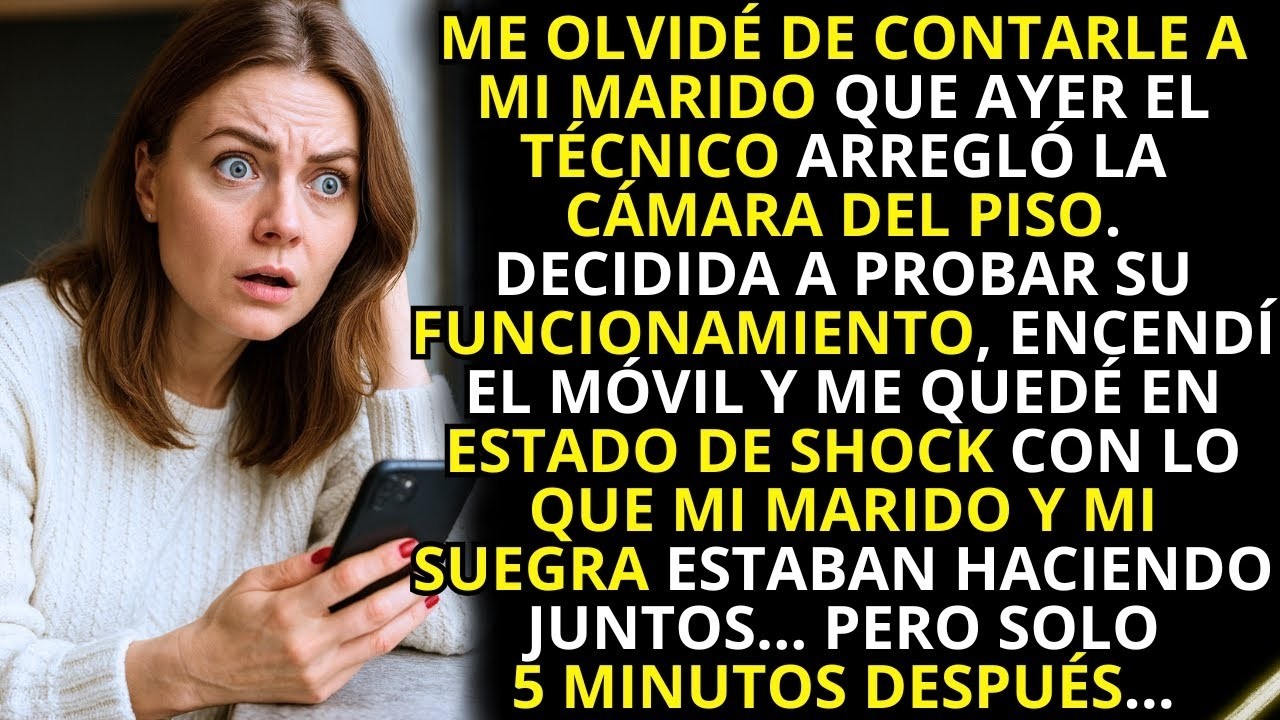 Olvidé decirle a mi marido que la cámara ya funcionaba, al encenderla me quedé paralizada al ver...