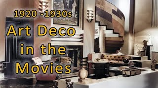 Art Deco in the Movies #movies #artdeco #moviestars #interiordesign