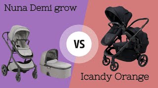 Nuna Demigrow VS Icandy Orange - YouTube