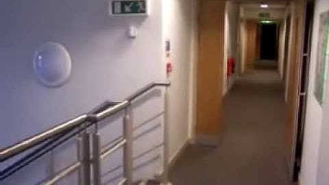 EvacLite Dynamic Signage: European Style Fire Exit Escape Route