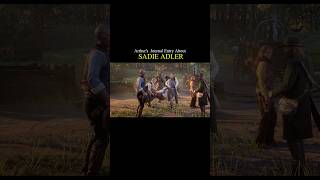 Arthur Writing about Sadie Adler in his Journal . Brave Woman. #rdr2 #gameplay