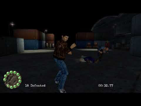 Video: Shenmue - Salvataggio Di Motociclette E Completamento Della 70 Man Battle