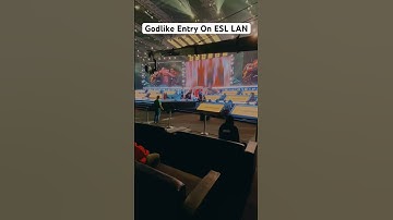Audience Reaction on HeroXtreamGodlike Entry in ESL LAN event #nodwingaming #jonathangaming #godlike