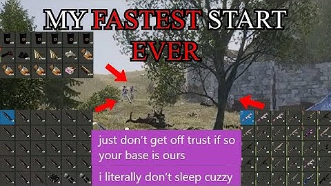 MY FASTEST START IN CONSOLE RUST...