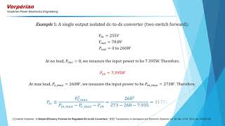 Efficiency Formula