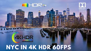 New York City (NYC)  in 4K HDR 60FPS by Drone