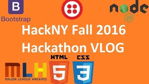 HackNY Fall 2016 Hackathon VLOG