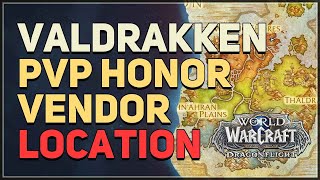 Valdrakken PvP Honor Vendor Location WoW