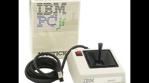IBM PCjr: Joystick Unboxing