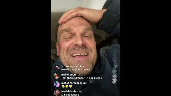David Harbour Instagram live with Millie | 4/7/21