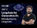 Day 3 introduction to langchain  langchain tutorial