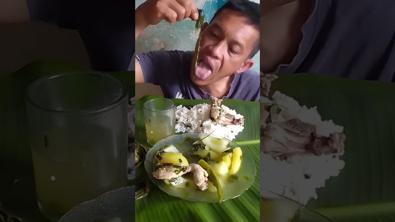 Tinulang manok Mukbang