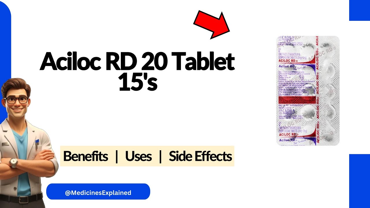 Aciloc RD 20 Tablet Uses | Side Effects & Dosage
