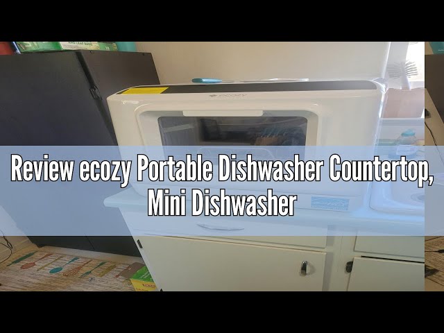 Review ecozy Portable Dishwasher Countertop, Mini Dishwasher 
